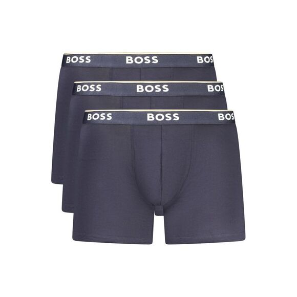Hugo Boss Blue Cotton Men Boxer Men's Short